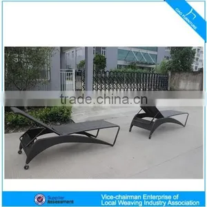 Elegant Outdoor Rattan Furniture Chaise Lounge Chair Sun Lounger thumbnail-3