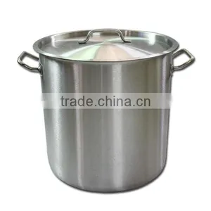 Heavy Duty Stainless Steel Homebrew Kettle With Induction Bottom For Hop Cook thumbnail-1