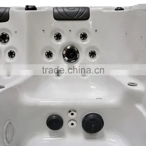 Control Panel Acrylic Shell Antique Bathtub With Seat for 3 Adults thumbnail-2