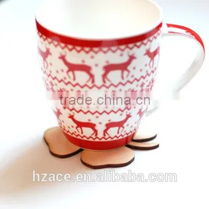 Wooden Four Leafs Coaster thumbnail-2