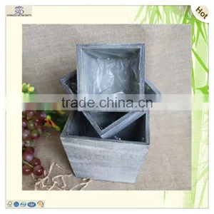 Natural Handmade Vintage Deep Wood Fodder Tray thumbnail-4