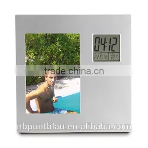 Multifuctions Clock With Photoframe Plastic Photo Frame Clock thumbnail-1