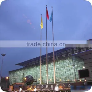 Electric Commercial Outdoor Taper Stainless Steel Flag Pole thumbnail-1
