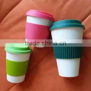 Quality Assurance Best Design Popular Bamboo Fiber Travel Coffee Mug thumbnail-3