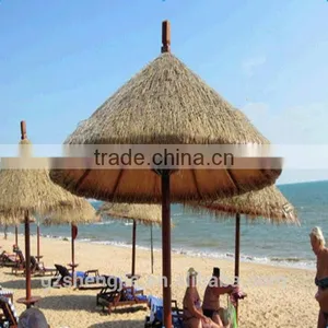 LXY081205 Fire Proof Environmental Friendly Artificial Bali Thatch Roofing Plastic Synthetic Thatch Roof thumbnail-1