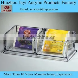 China Supplier Wholesale Clear Acrylic Tea Bag Holder and Tea Bag Box thumbnail-5