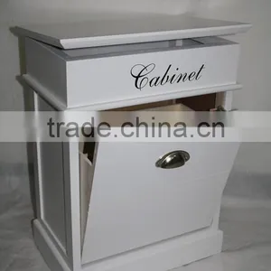 Living Room Shabby Chic Wood Shoe Cabinet Storage Unit thumbnail-1