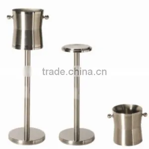 Western Style Stainless Steel Wine Cooler/Silver Champagne Ice Bucket thumbnail-1