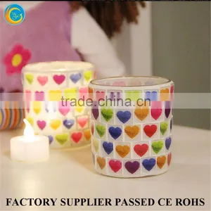 Mosaic Candle Holder Candle Holder for Fireplace thumbnail-2