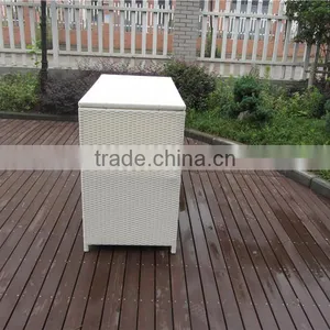 Two Trays Garden Outdoor Accessory Rattan Wicker Cabinet thumbnail-5