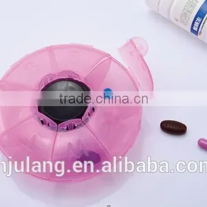 New Design Plastic 7days Weekly Pill Box / Plastic Round 7days Pill Organizer thumbnail-1