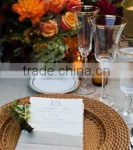 Rattan Charger Round Plate thumbnail-2