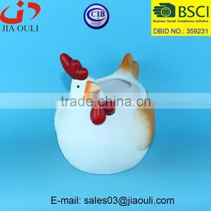 Beautiful EASTER Decorations Ceramic Rooster Figurines, Animal Planter Pot thumbnail-5