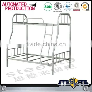 Home Furniture Cheap Metal Double Decker Bed Design Steel Bunk Beds thumbnail-4