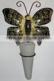 IRON PAINTED WALL BUTTERFLY WITH CONE GLASS thumbnail-1