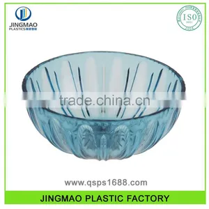 650ML Home Use Stripe Design Plastic Salad Bowl thumbnail-1