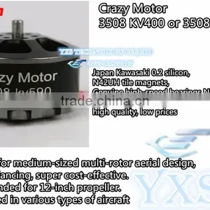Crazy Motor 3508 KV400 KV590 KV Motor Designed for Medium-sized Multi-rotor Aerial Design thumbnail-1