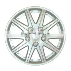Universal Chrome Plastic 13inch 14inch 15inch Car Wheel Cover thumbnail-1