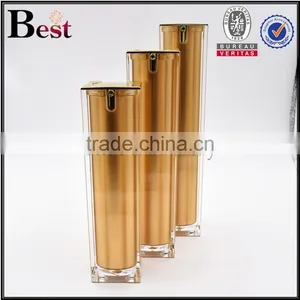 50ml Gold Acrylic Spray Pump Bottle Luxury Pump Pressure Spray Bottle for Lotion thumbnail-5