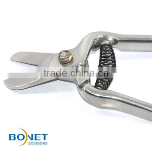SGA0019 5" Gardening Tool Small Stainless Steel Pruner Scissors With Spring thumbnail-4
