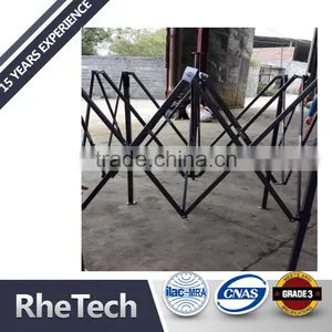 Customized Stainless Steel Adjustable Height Fold Trade Show Pvc Tent thumbnail-3