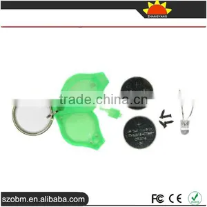 Small Portable Gift Keychain Plastic OEM White Light LED Keychain thumbnail-2