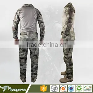Men's Military Camo Close-fitting Tactical Combat Suit thumbnail-1