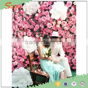 2016 New Style Artificial Rose and Hydrangea Artificial Flower for Wall Backdrop Decoration thumbnail-2