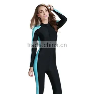 Custom Rash Guard Women One Piece Slim Fit Quick Light Weight Full Body Long Sleeve Breathable Surf Rashguard For Women thumbnail-2