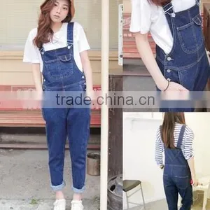 The New Winter Denim Overalls/female Han Edition The Cowboy Pants/jumpsuits/trousers With Braces thumbnail-2