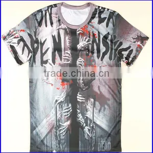 2016 Fashion Hiphop Large Size Printing t Shit Hip Hop t Shirt for Men thumbnail-1