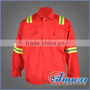 High Breathability Cotton High Visibility Jacket thumbnail-1
