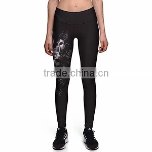 2017 Dry Fit Colorful Yoga Pants All Over Sublimation Printed Leggings for Women thumbnail-1