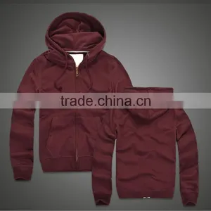 Good Quality OEM Custom Wholesale 100% Cotton Blank Pullover Hoodies thumbnail-6