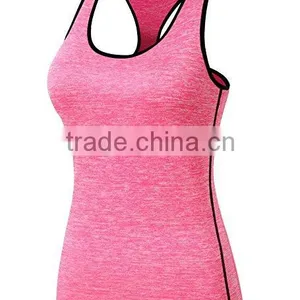 Slub 85% Polyester 15% Spandex Womens Dry Fit Tank Top thumbnail-4