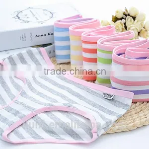 Women's Organic Cotton Underwear Stripe Panties Wide Color Chart High Quality thumbnail-2