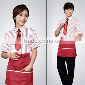 2016 Fashion Restaurant Coffee Workwear Hotel Waitress Uniforms thumbnail-4