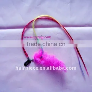 Synthetic Feather Hair Extension or Human Hair Feather Extension Feather Hair Extension thumbnail-1