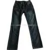 Man's Jeans With Sandblast and Monkey Wash, Black Denim thumbnail-2