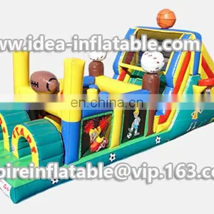 Inflatable Sport Game, Sport Game Theme Inflatable Obstacle Course for Sale ID-OB013 thumbnail-1
