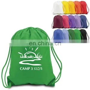 Cheap Drawstring Backpacks Wholesal Promotional Drawstring Bags Free Sample thumbnail-1