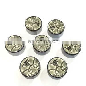 Metal Buttons, With Custom Design, Rhinestone Buttons Embossed Button thumbnail-3
