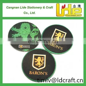 Custom Waterproof Paper Printed Drinks Coasters thumbnail-1