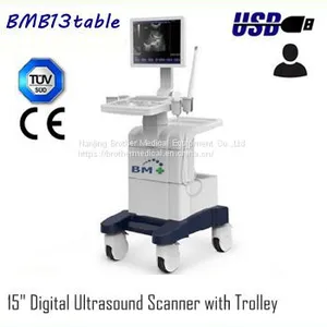 15 Inch Digital Ultrasound Scanner With Trolley thumbnail-1
