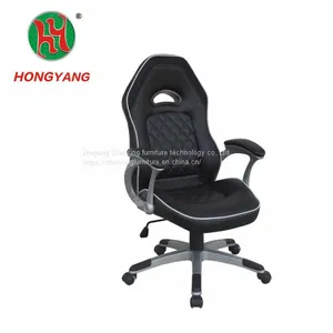 Popular High Back PU Leather Professional Bar Stool Chair thumbnail-1