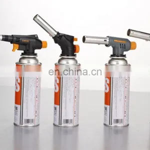 Micro Flame Mini Gas Cutting Butane Propane Piezo Ignition Blow Camping Welding Gas Torch thumbnail-4
