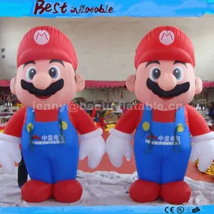 Inflatable Supermario Mascot Cartoon Inflatable Performance Model for Promoting Exhibition thumbnail-1