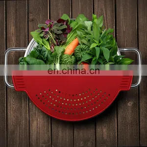 Kitchen Tool Food Sifting Washing Drainer Plastic Pot Strainer thumbnail-2