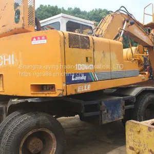 USED HITACHI 100WD MOBILE EXCAVATOR SALE thumbnail-3