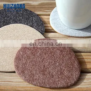 China Wholesale Die Cut Laser Cut Felt Tea Cupcoaster Christmas Decoration Felt Coaster thumbnail-3